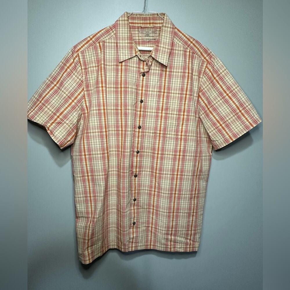 5.11 | Tactical Men's Short Sleeve Plaid Shirt | Size Large